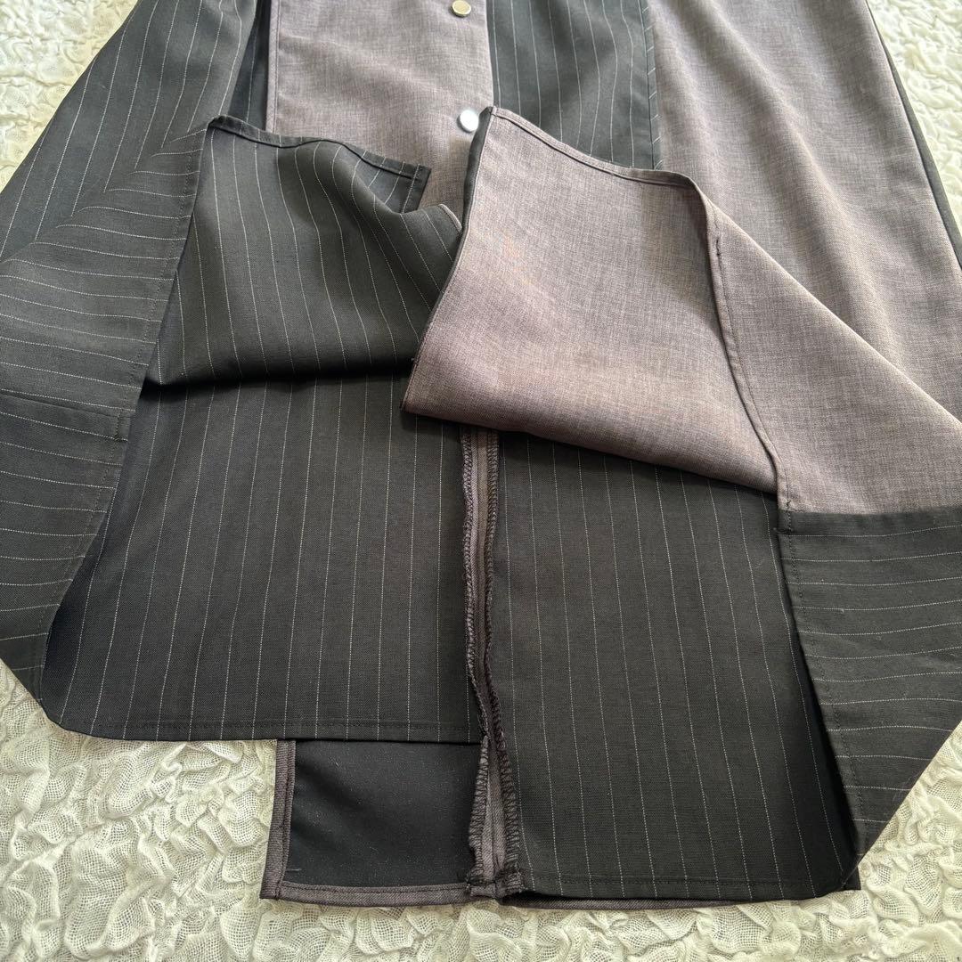 ユナイテッドトウキョウ サークルカットパイピングワンピース ブラック