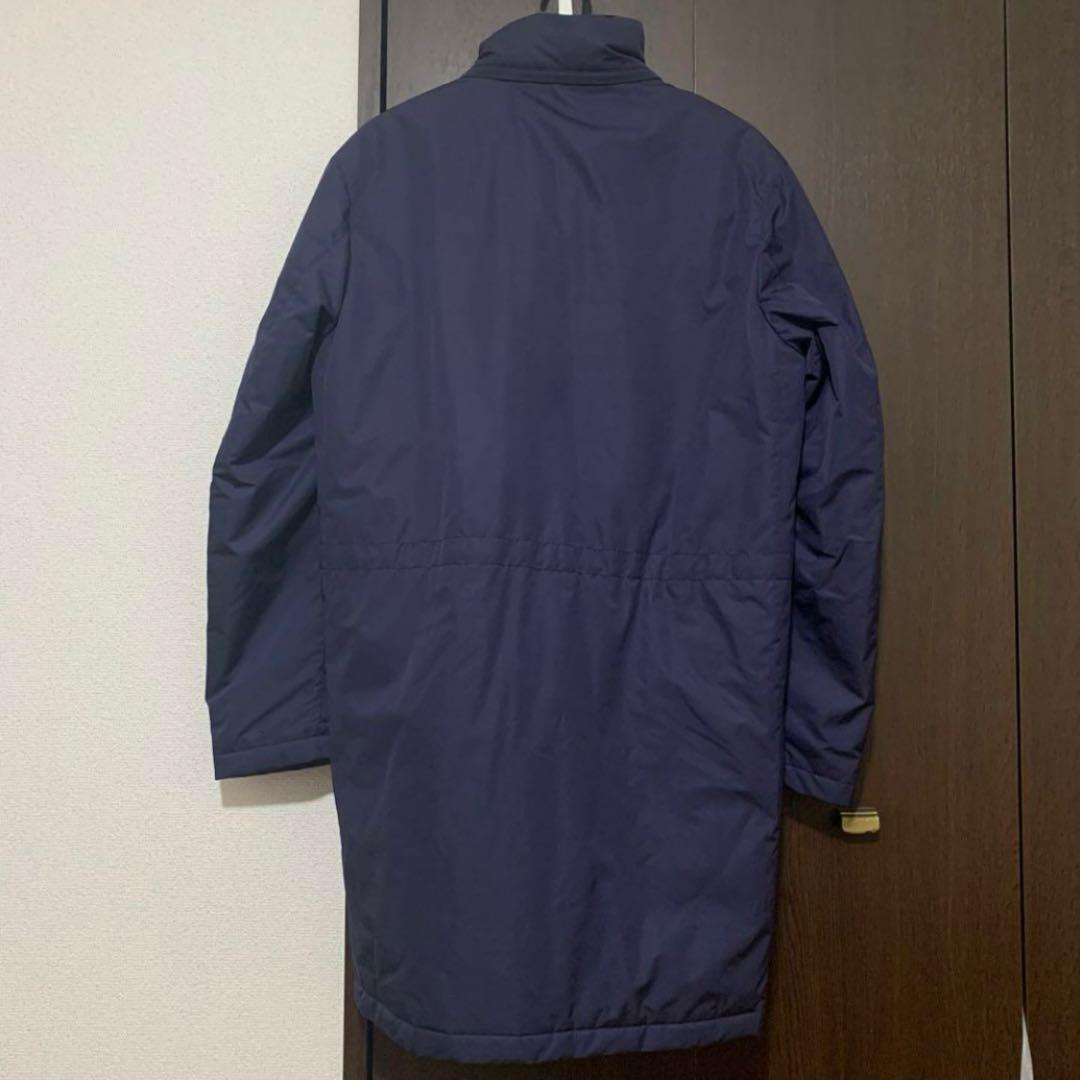 Paul Smithスタンドカラーコート ポリエステル 2way ネイビー