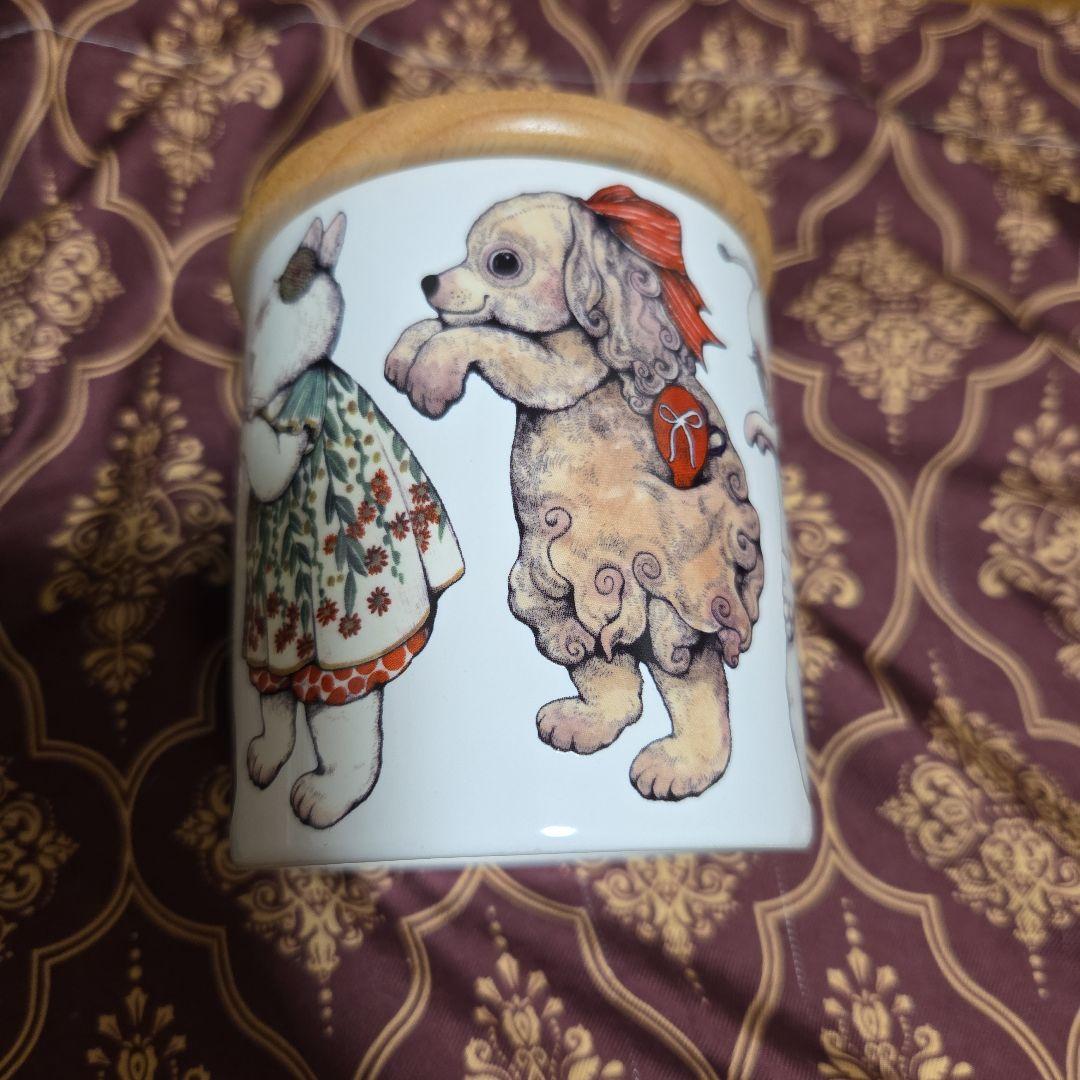 ヒグチユウコ　 キャニスターM　まえにならって　ボリス雑貨店