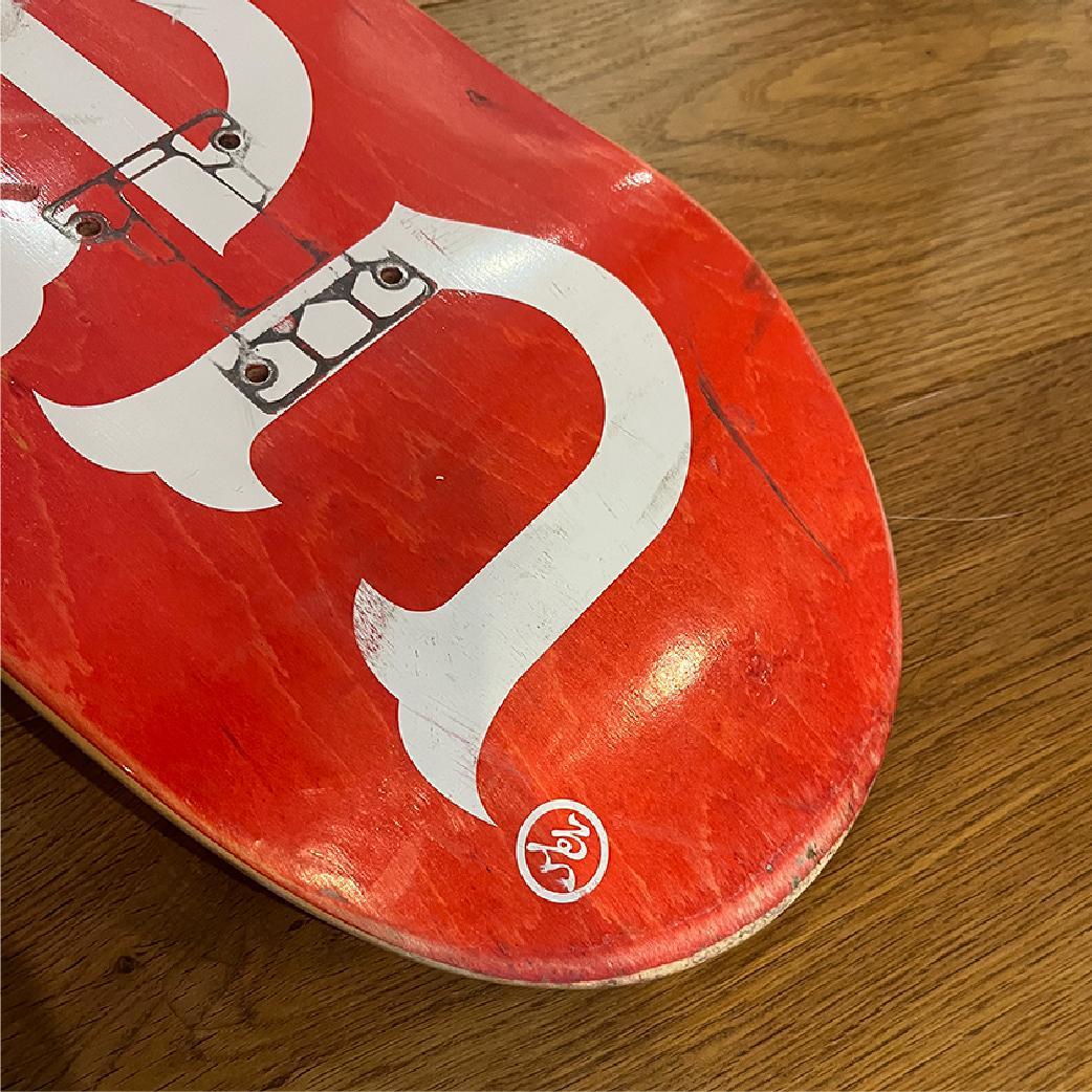 スケートボード Evisen EVI-LOGO RED DEEP CONCAVE 8.125