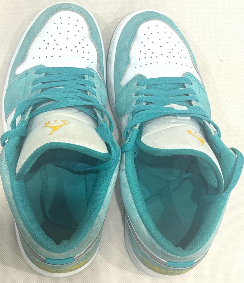 NIKE AIR JORDAN 1LOW US9 27㎝ グリーン スエード