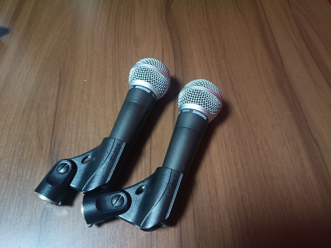 【２本セット】SHURE シュアー SM58ダイナミックマイク　【２本セット】