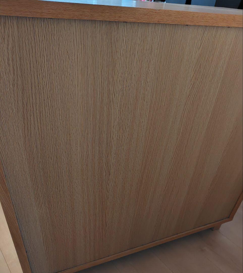 無印良品　ガラスキャビネット