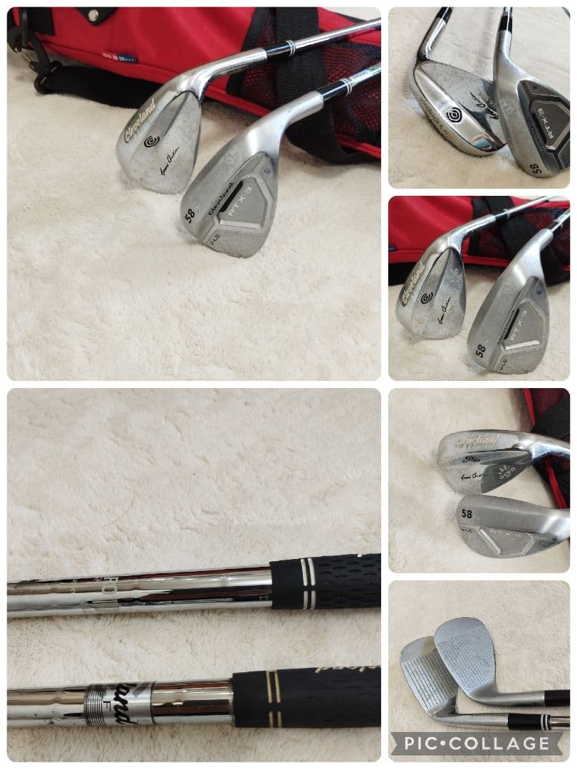 ゴルフクラブセット 7本 マクレガー　クリーブランド 右利き　クラブ　スタンド付