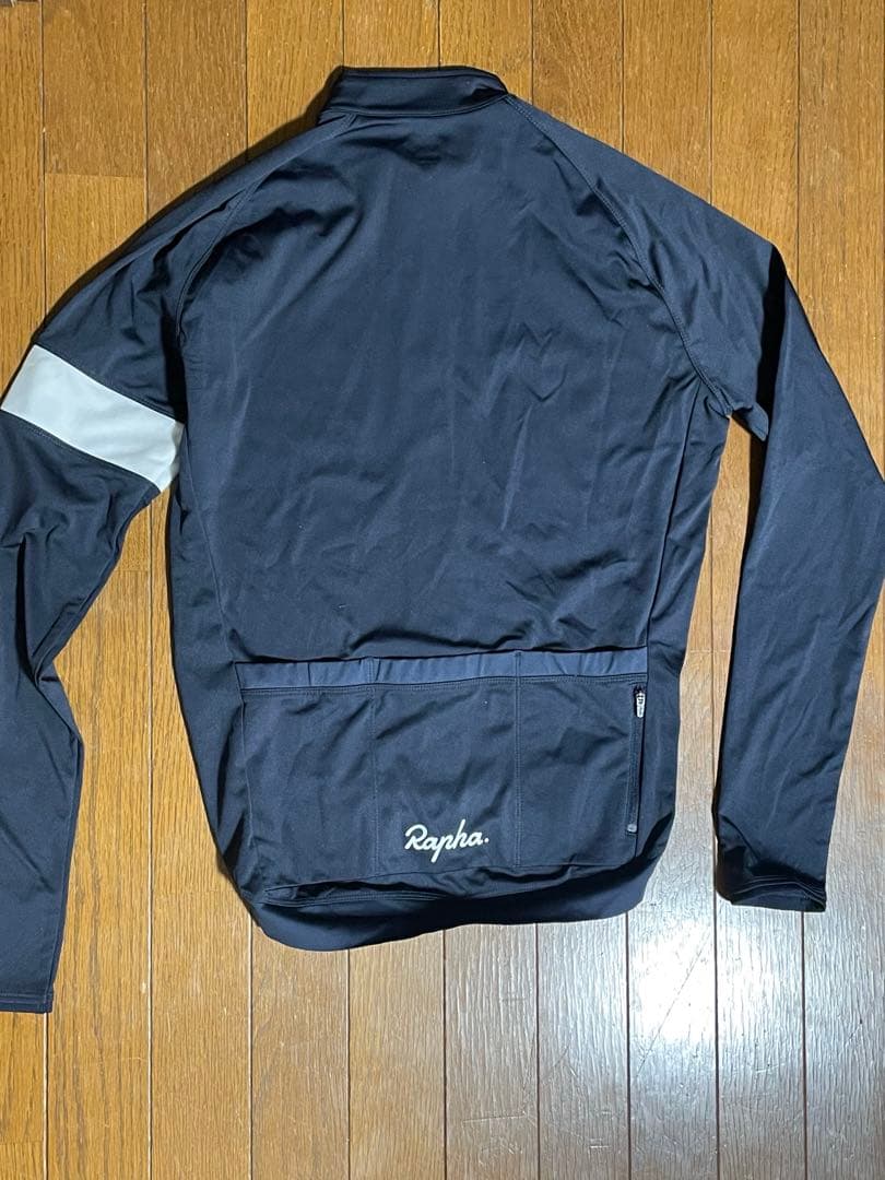 Rapha メンズ コア ロングスリーブ サイクルジャージ　M ネイビー