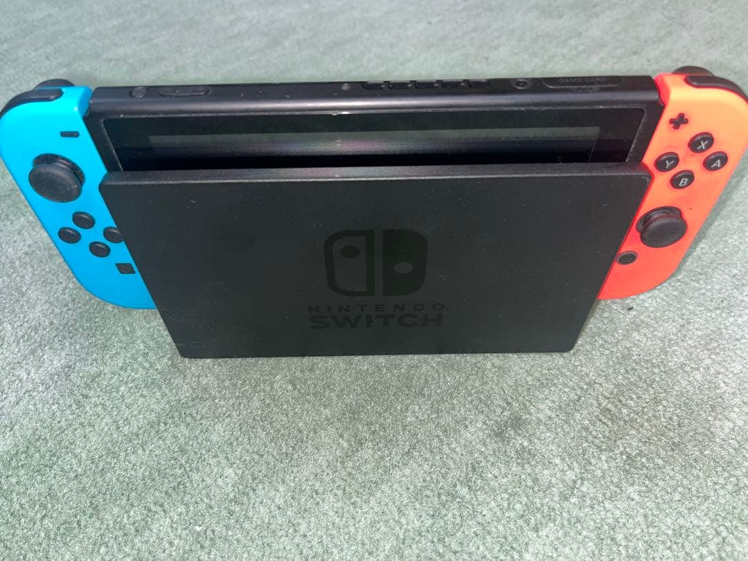 Nintendo Switch 本体 ネオンブルー/ネオンレッド　ケーブル付き