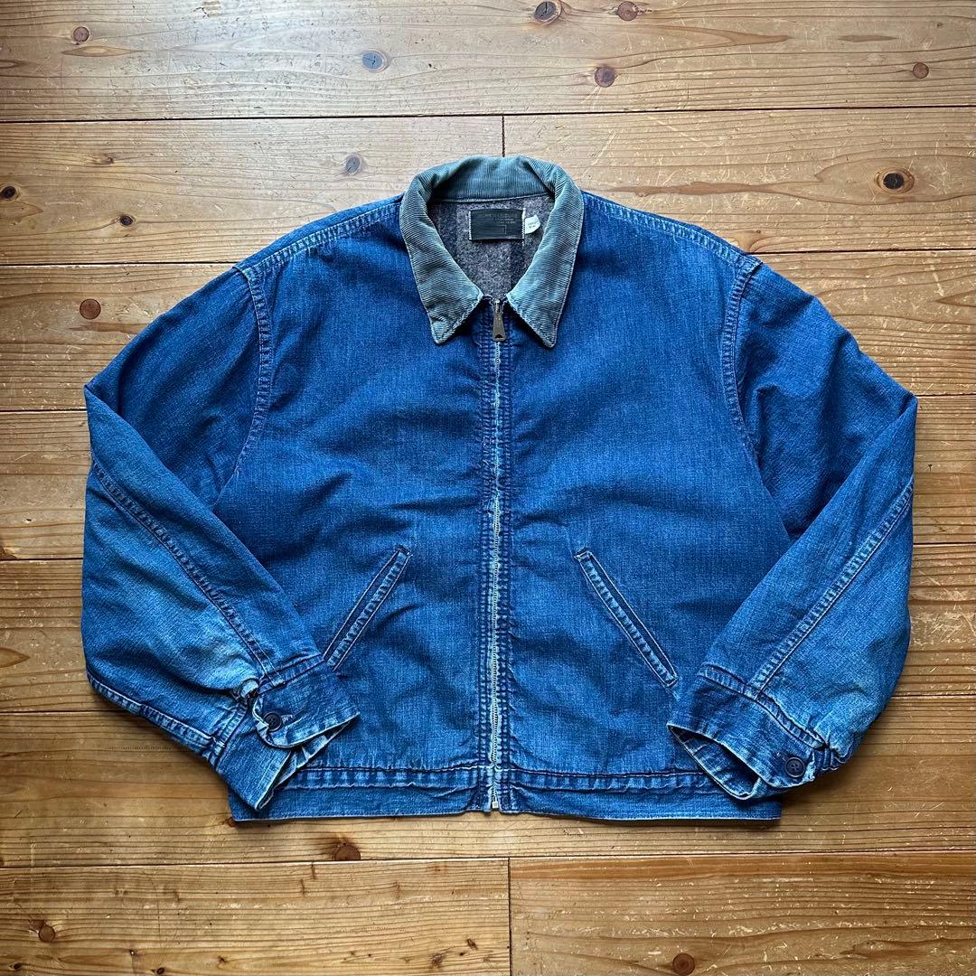 極希少 70s SEARS 裏地 ブランケット デニム ワークジャケット