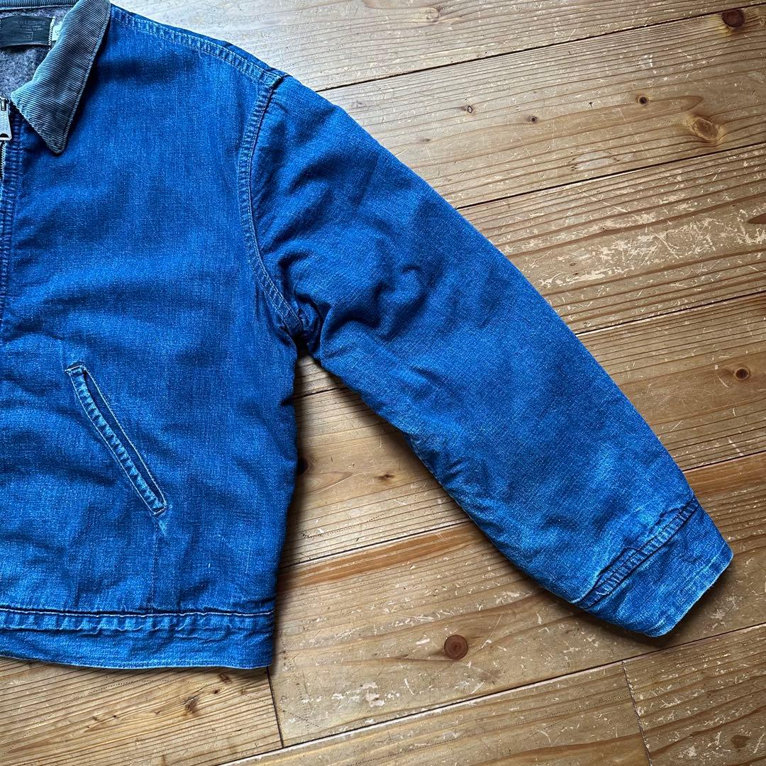 極希少 70s SEARS 裏地 ブランケット デニム ワークジャケット