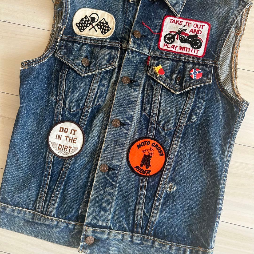 60-70s LEVI'S 70505 bigE カットオフ モトクロス 雰囲気
