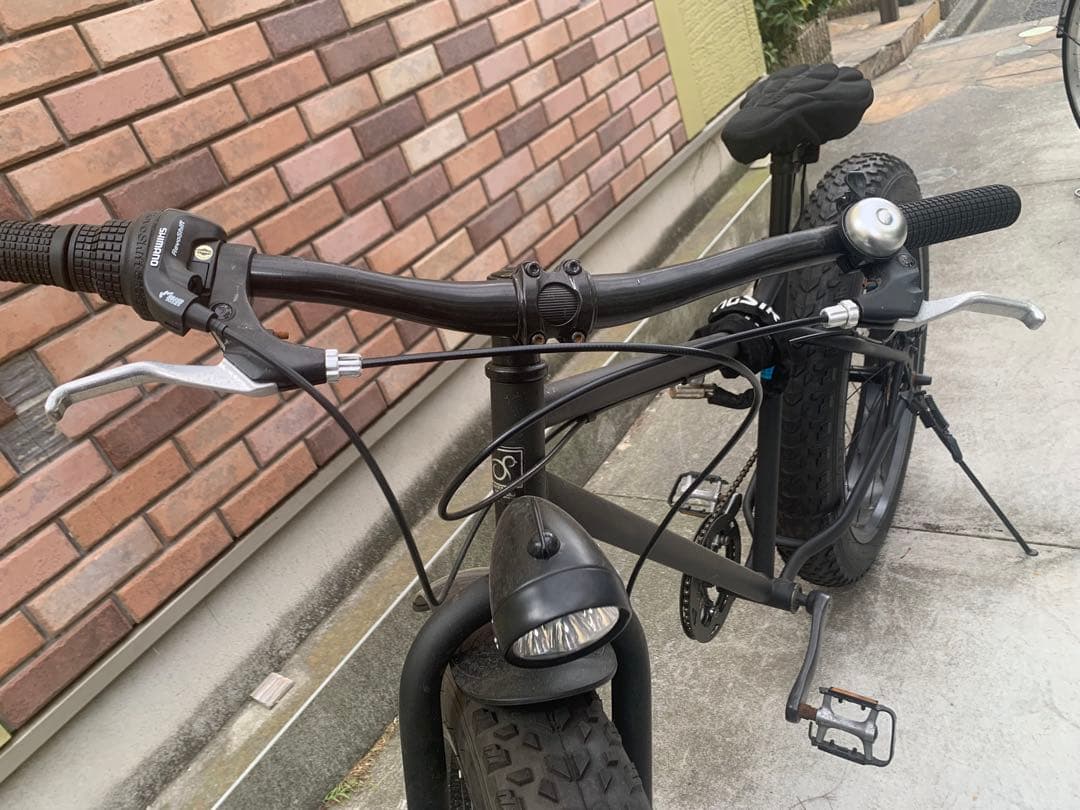 ファットバイク 特大タイヤ ブラック