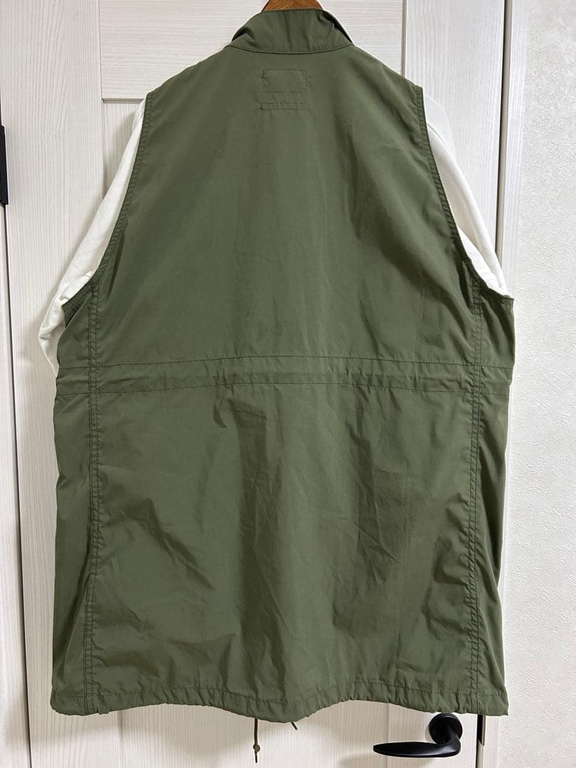 美品ビームスボーイソロテックスm-65ファティーグベストオリーブ