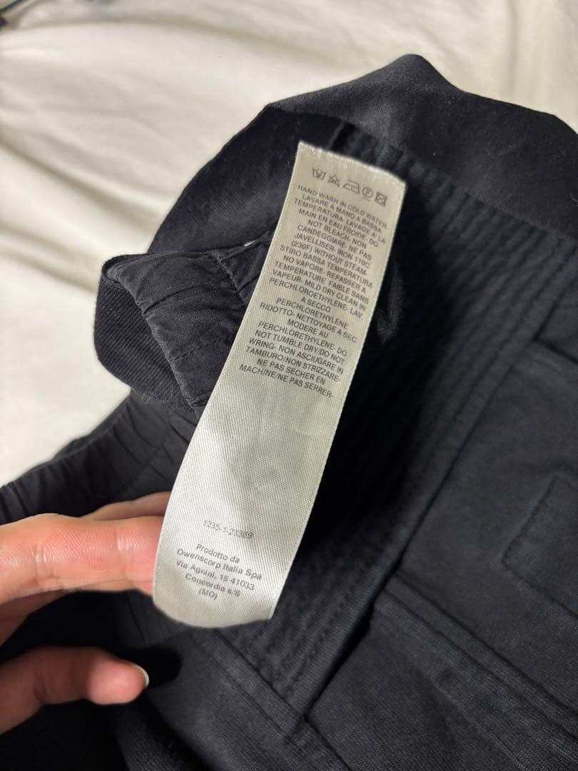 Rick Owens クリーチカーゴドローストリング DU02C5376-RIG