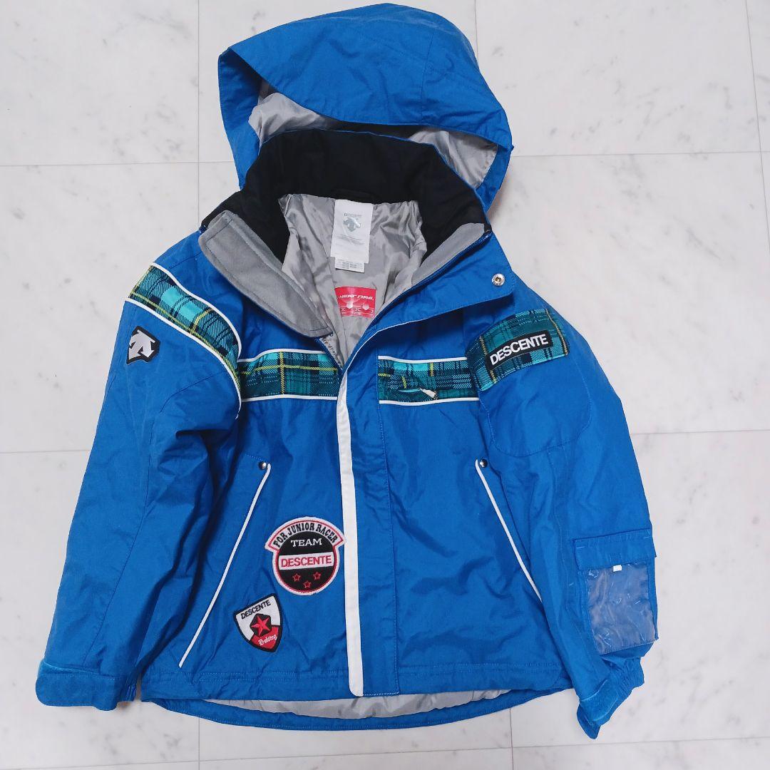 デサント　ヒートナビ　スキーウェア　130 スノボ 上下 フード