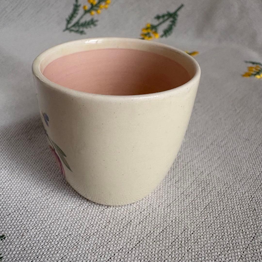 030 スージークーパー　スワンシースプレイ　エッグカップ　ピンク