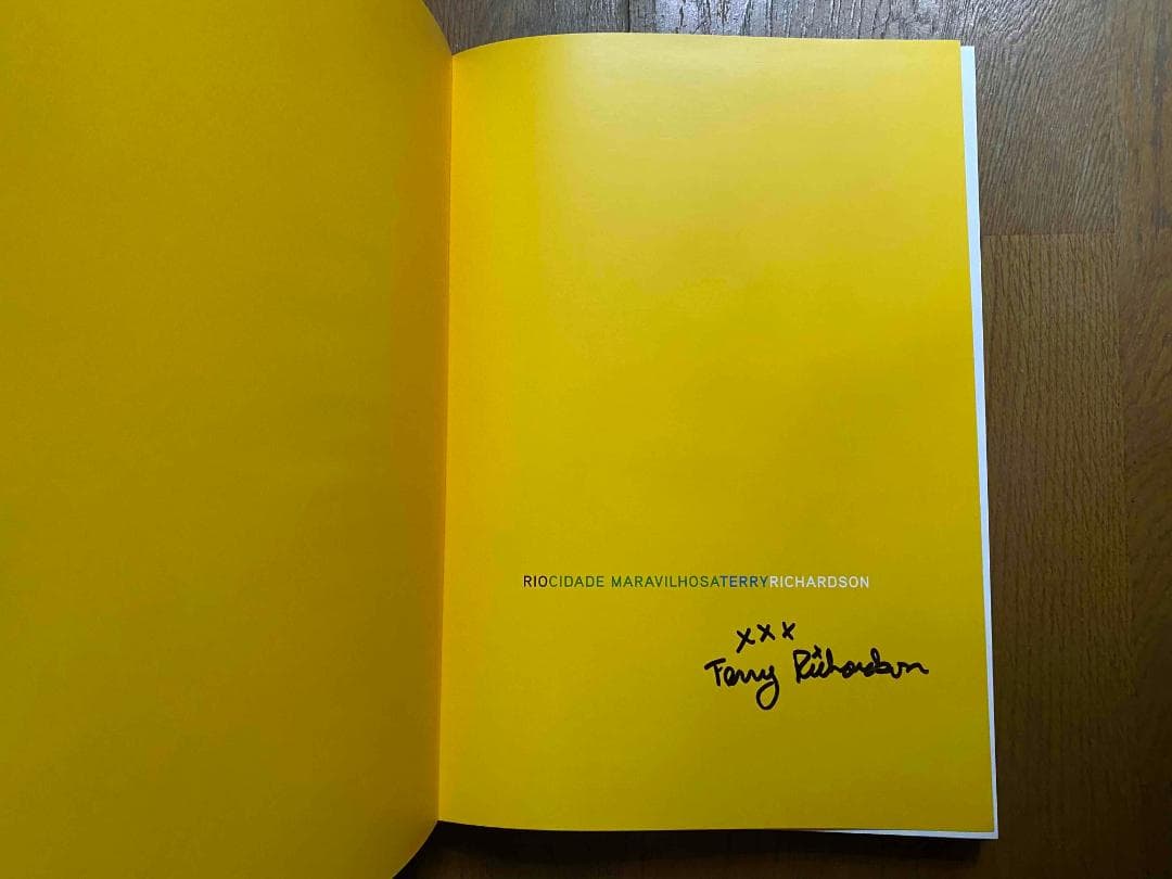 テリー・リチャードソン写真集　サイン入り　希少本