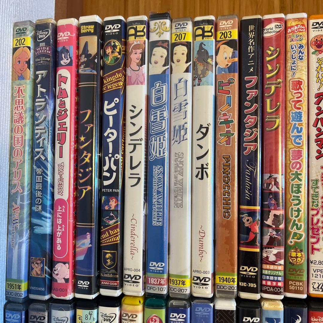 ディズニーなど子供向け　DVD Blu-ray まとめ売り　95本以上　未検品