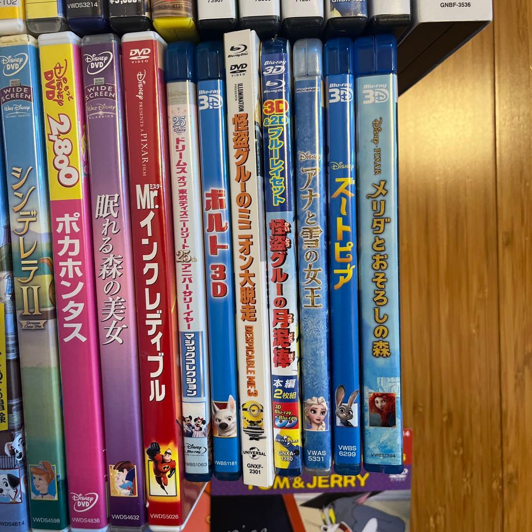 ディズニーなど子供向け　DVD Blu-ray まとめ売り　95本以上　未検品