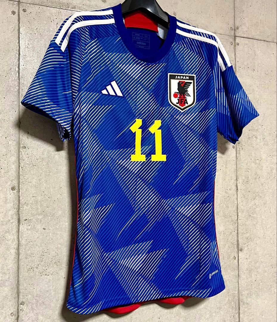 【新品/タグ付き】2022 カタールW杯 日本代表 ♯11 久保建英【Lサイズ】