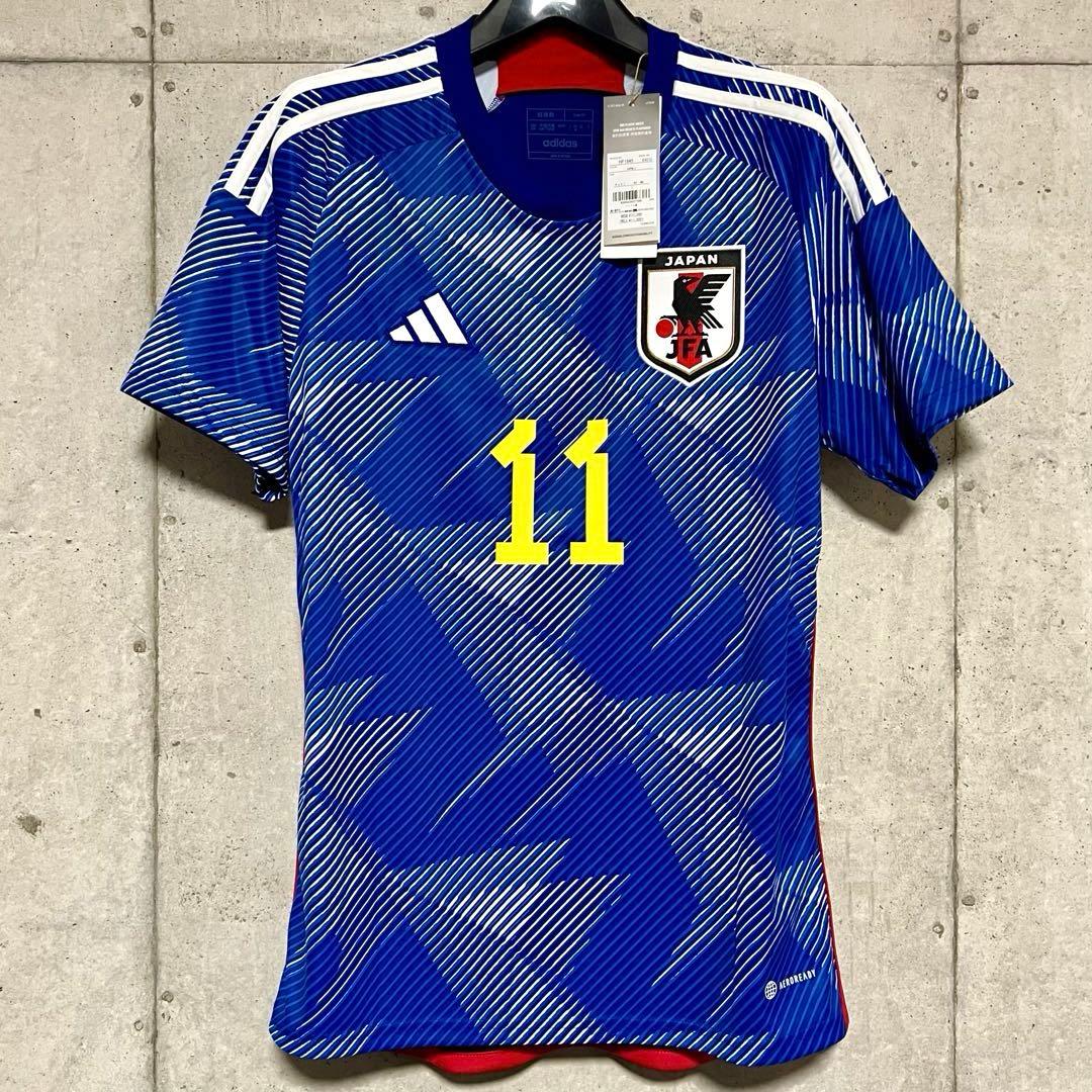 【新品/タグ付き】2022 カタールW杯 日本代表 ♯11 久保建英【Lサイズ】