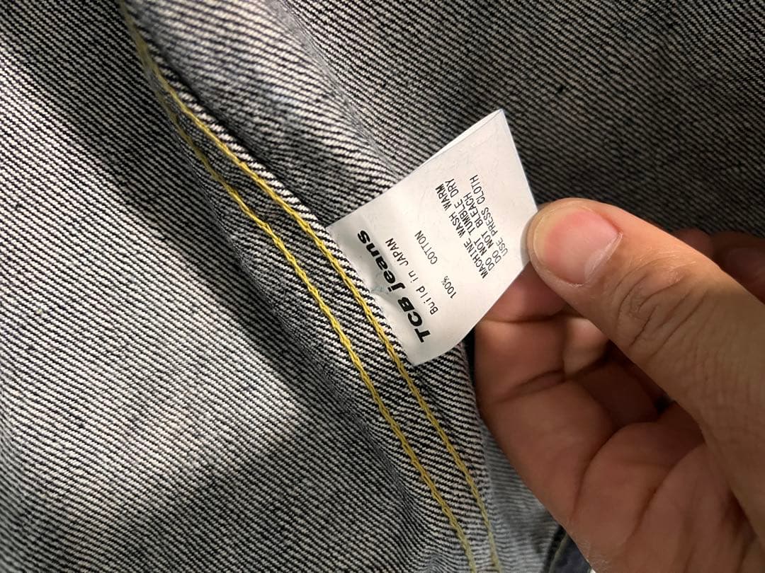 TCBジーンズ S40's Jacket 14oz 44 One Washed