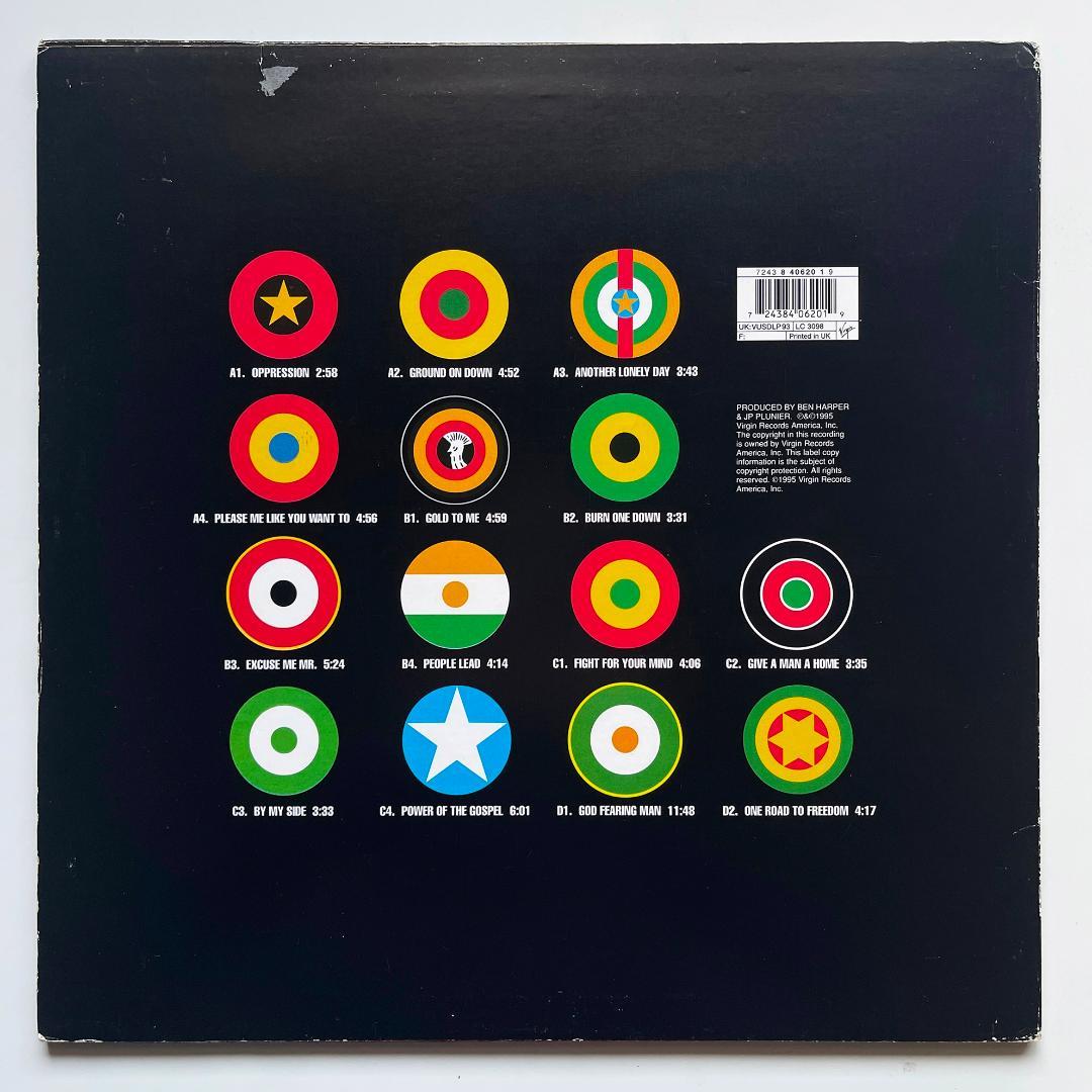 2LP レコード Ben Harper ベン・ハーパー Fight For -