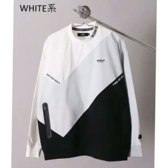 LUXE/R GOLF ストレッチ布帛プルオーバー 45933WHL