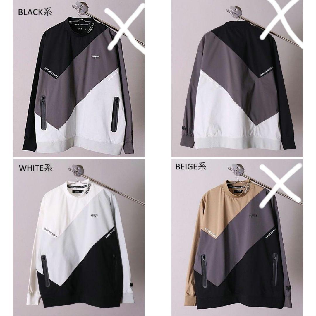 LUXE/R GOLF ストレッチ布帛プルオーバー 45933WHL