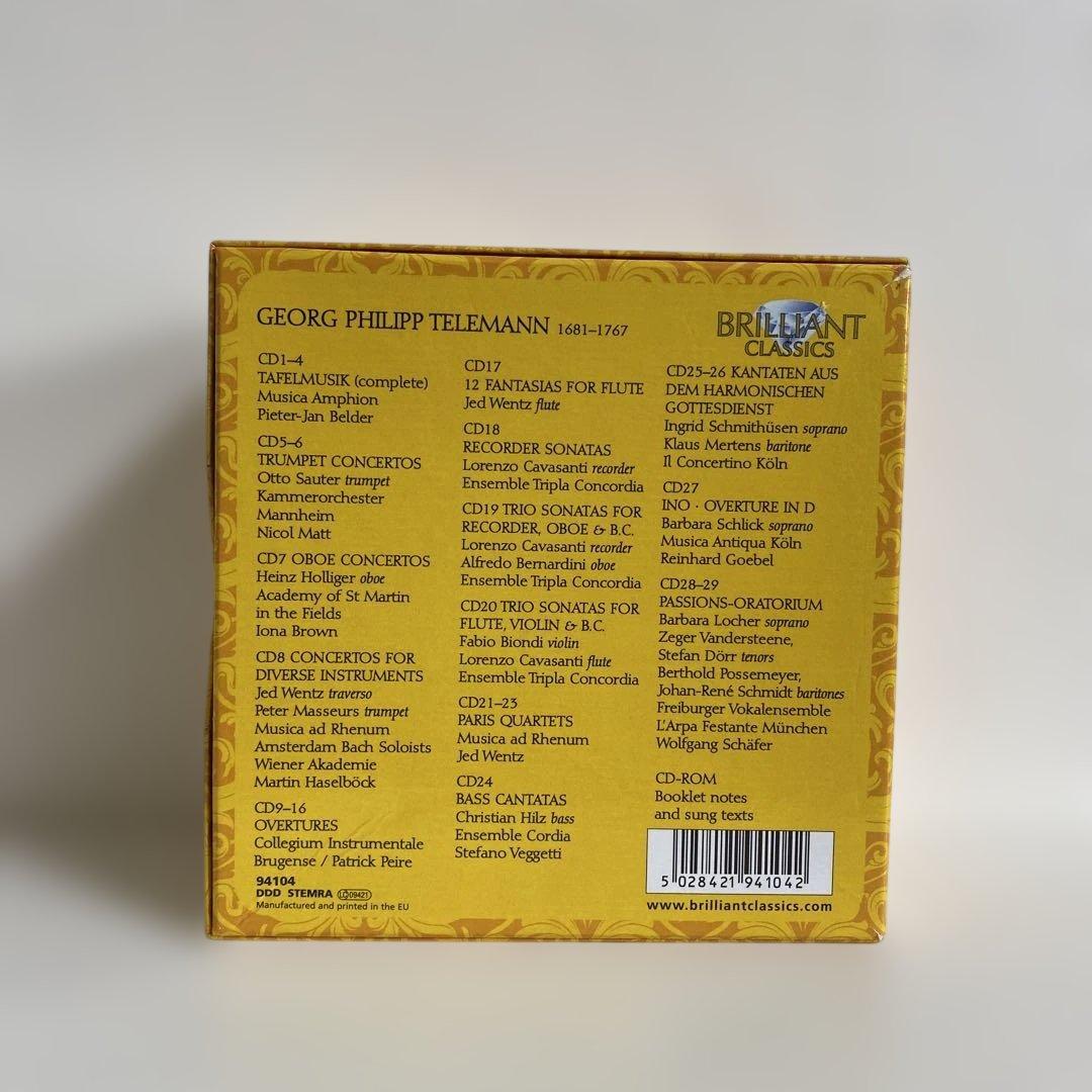 テレマン・エディションTELEMANN EDITION 29CD +CD-ROM