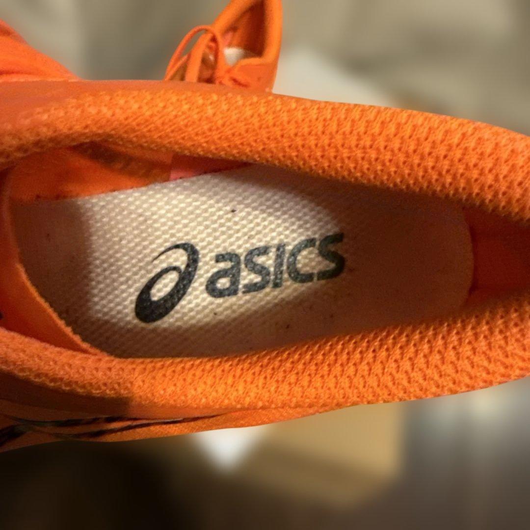アシックス SORTEMAX RP6 オレンジ スパイクシューズ