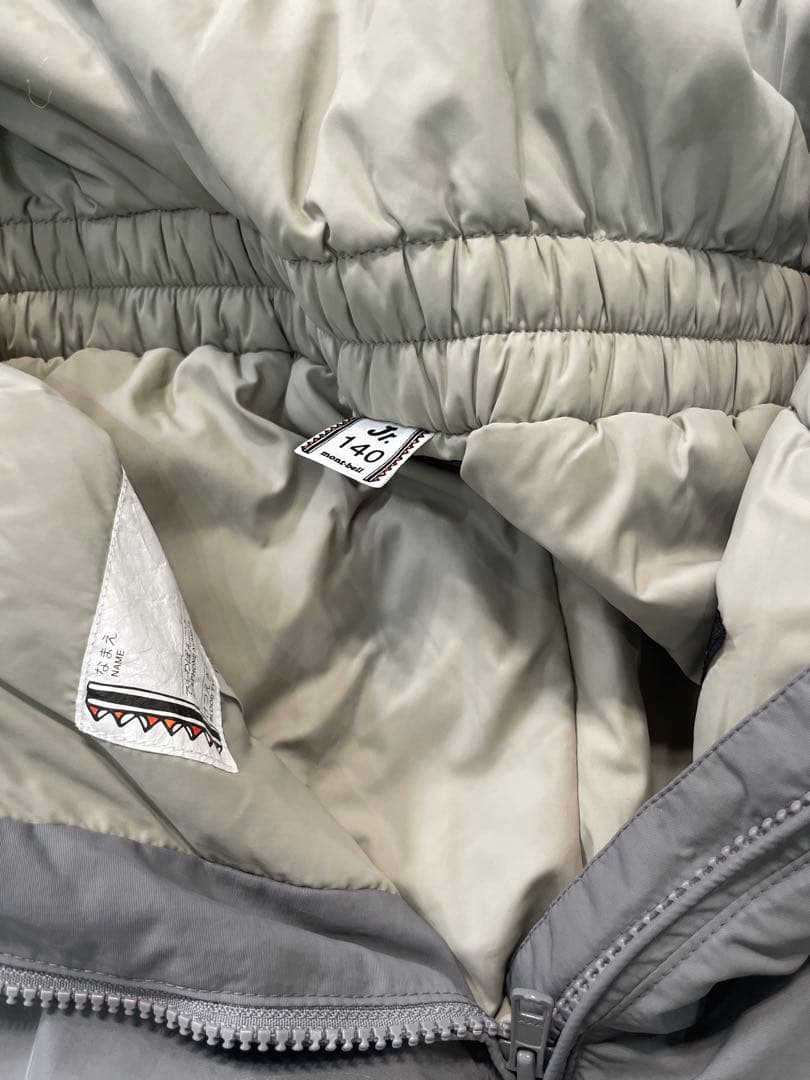 即発送可　mont-bell 子ども用スキーウェア 上下セット　140cm