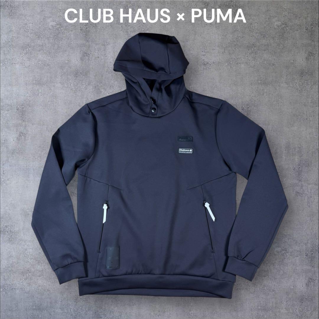 新品同様 clubhaus PUMA GOLF EGW HOODIE パーカ 黒