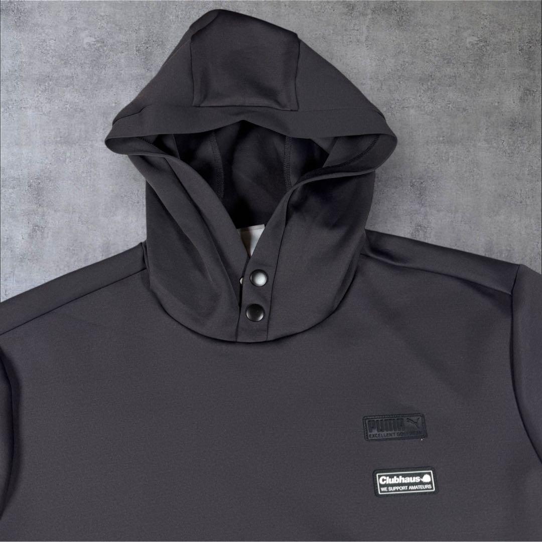 新品同様 clubhaus PUMA GOLF EGW HOODIE パーカ 黒