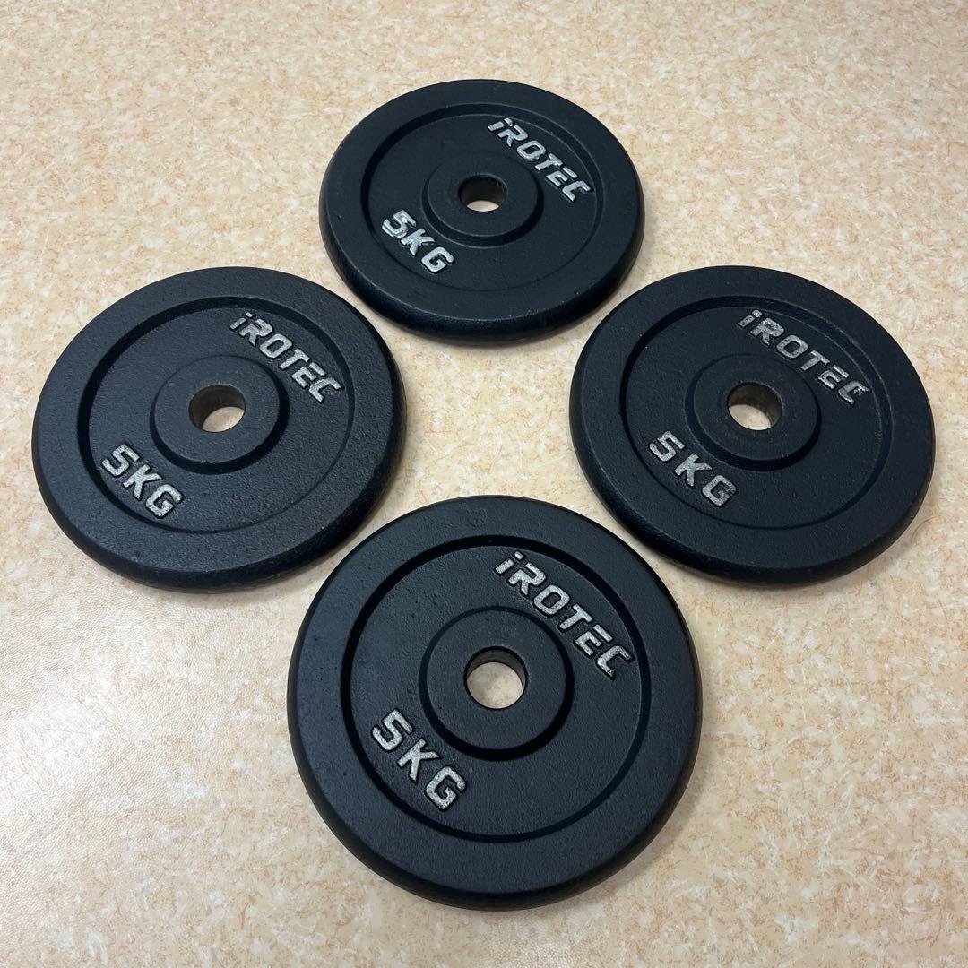iROTEC アイアンプレート 5kg 4枚セット⑳