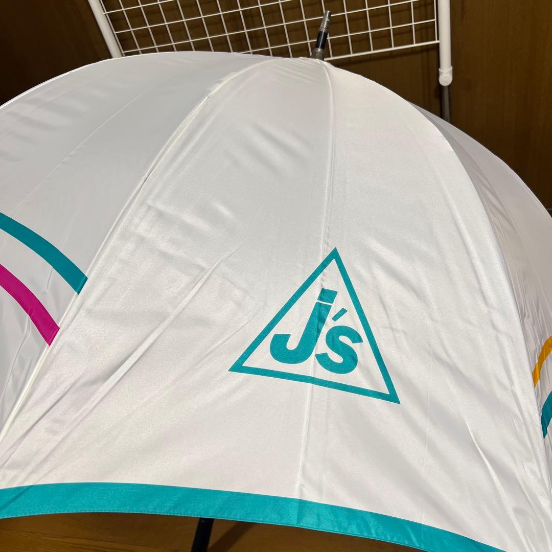 J's ゴルフ傘 ホワイト/マルチカラー