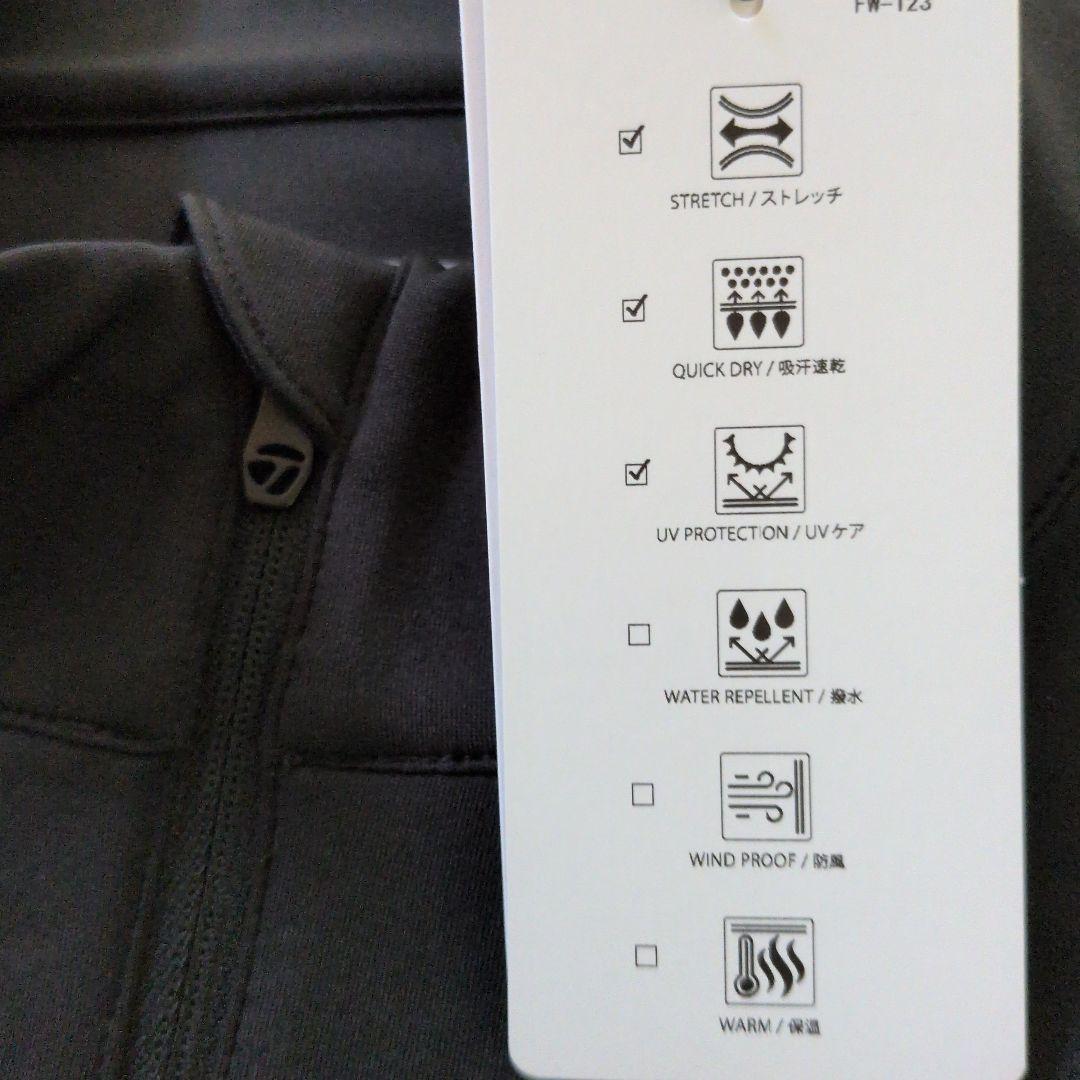 テーラーメイド:メンズ:Lサイズ:ハーフジップ　ジャケット:黒