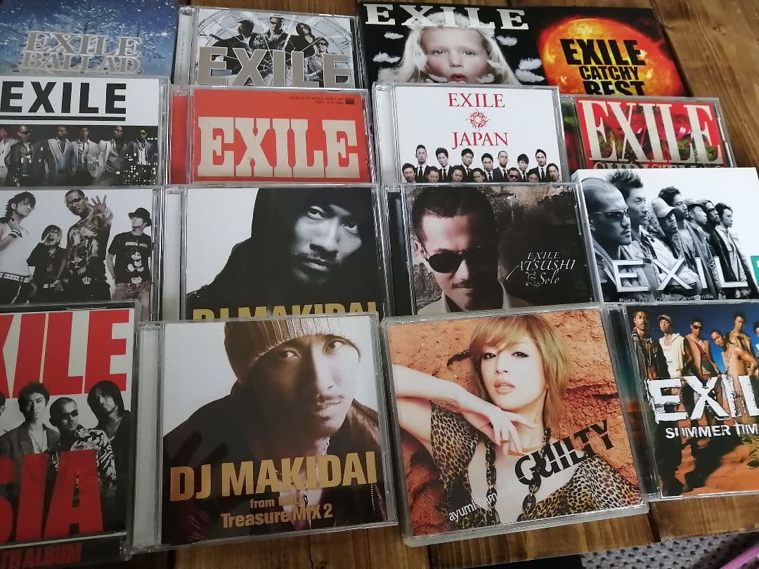 EXILE...CD&DVDです。