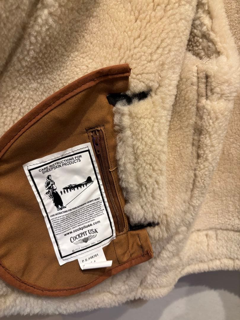 COCKPIT USA コックピット TYPE B-3 ムートン　ジャケット