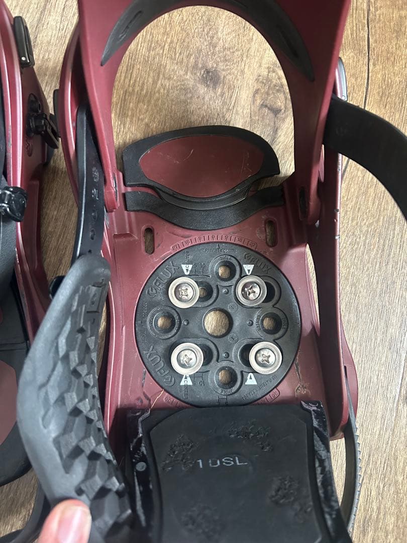 FLUX スノーボードビンディング レッド　DS