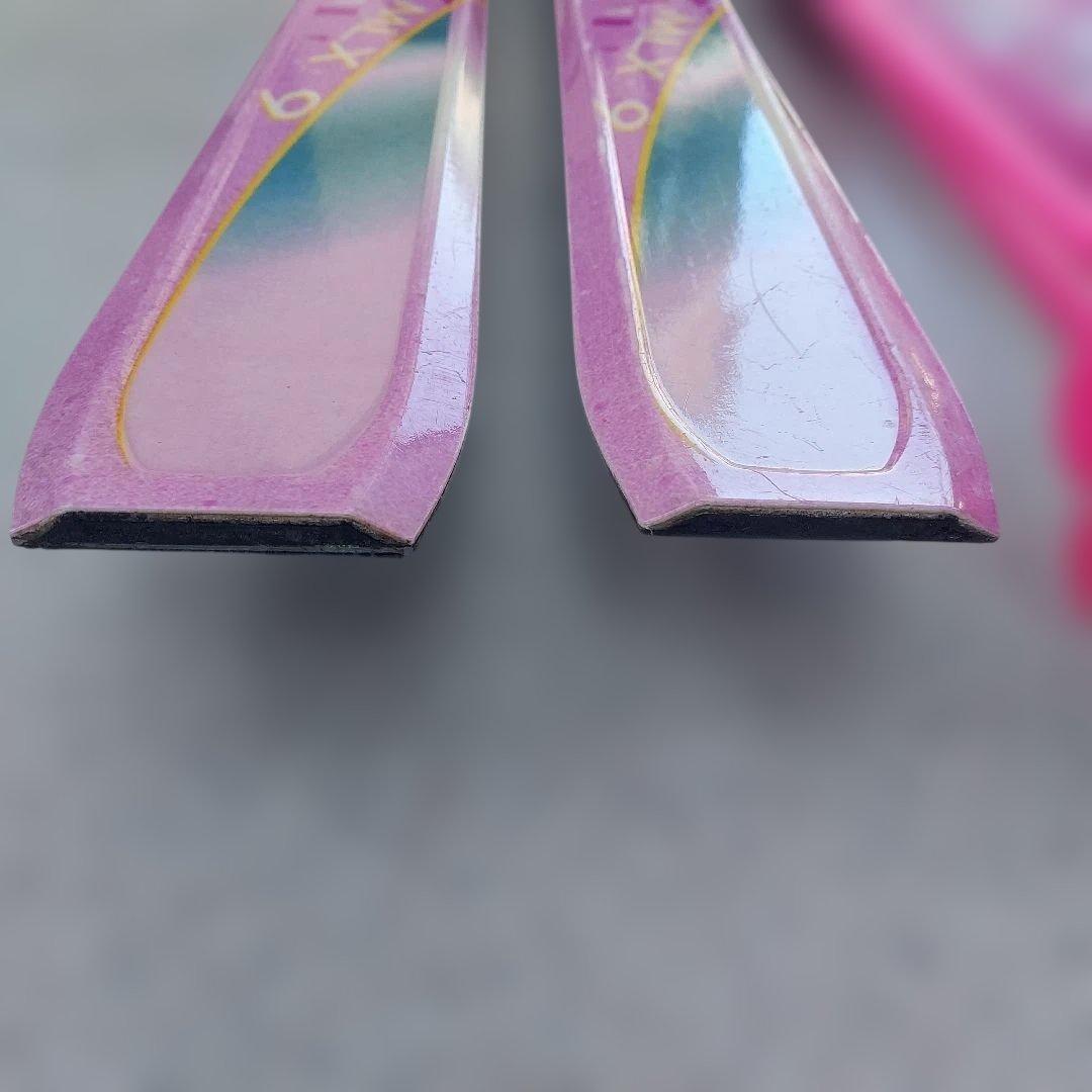 Salomon スキー板セット ピンク　ストックやケース付き