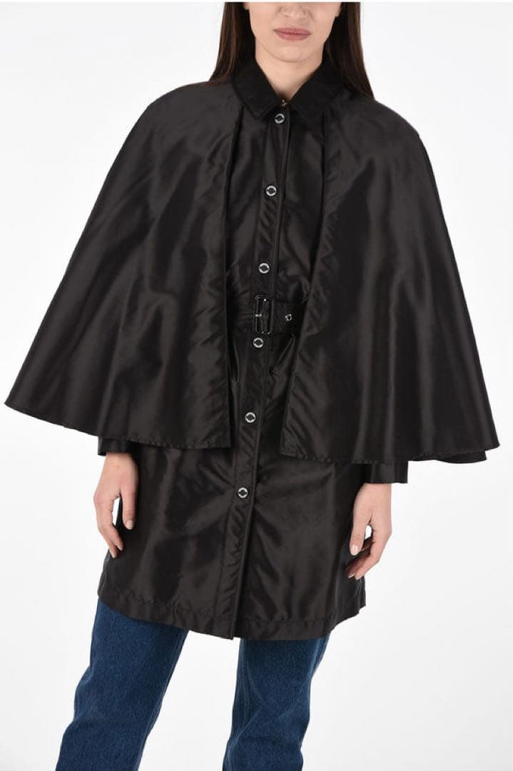 BURBERRY London England ケープコート ブラック