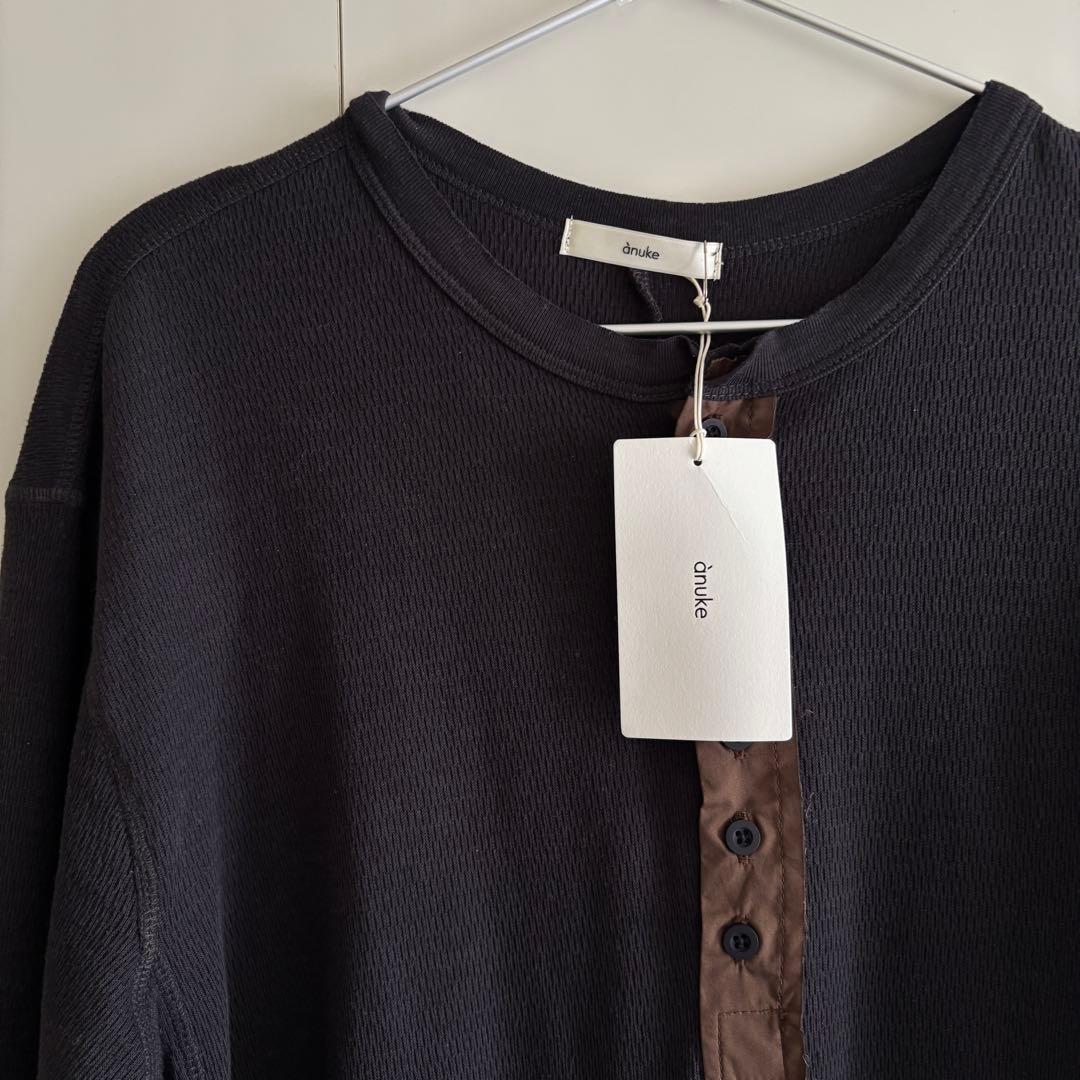 公式即完売 anuke Thermal 2way Onepiece ネイビー38