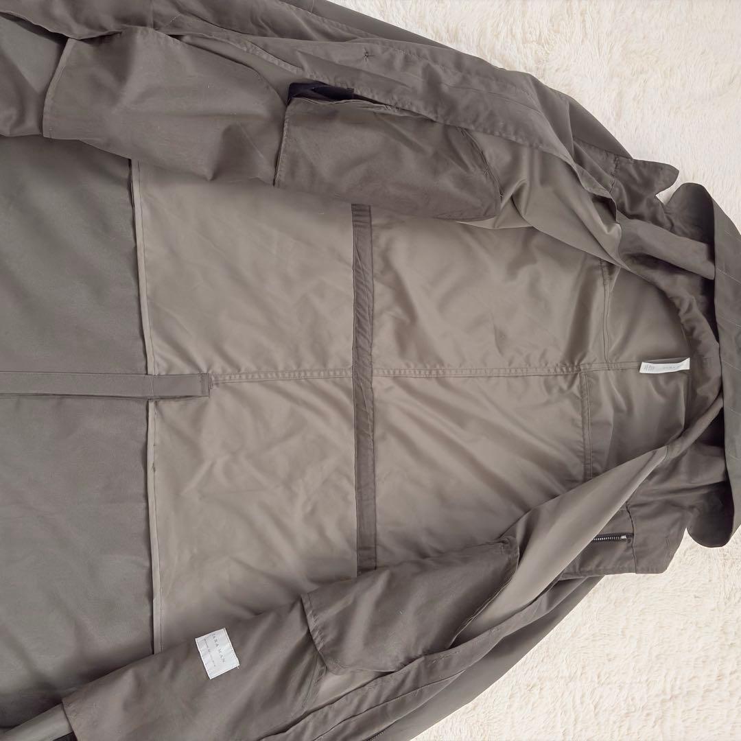 超美品　ZARA ロングスプリングコート　 カーキ　Ｌ