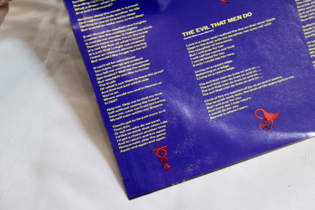 【LP レコード】IRON MAIDEN アイアン・メイデン/第7の予言