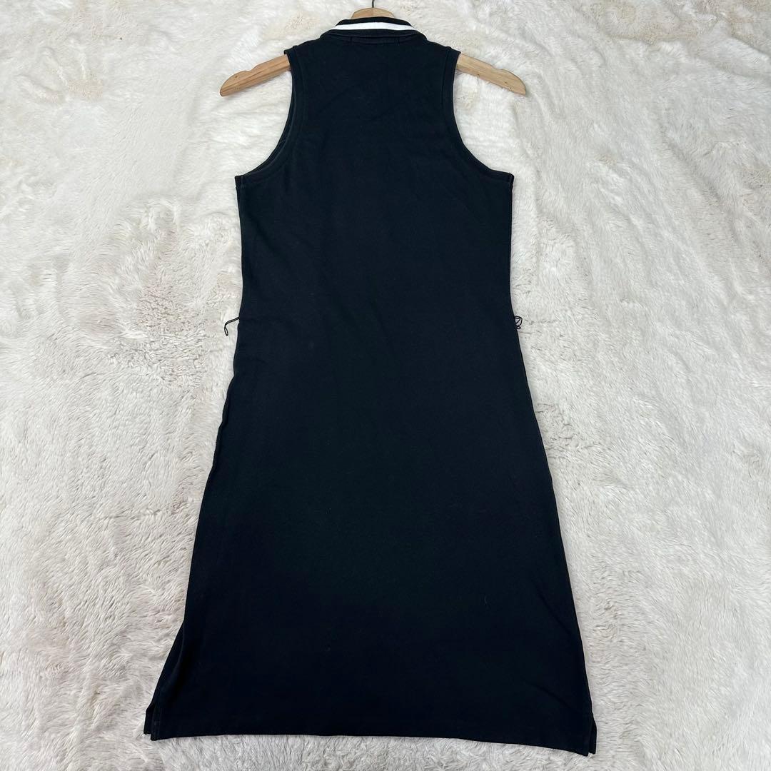 ✨美品✨ラルフローレンゴルフ ノースリーブポロワンピース 黒S スポーティー