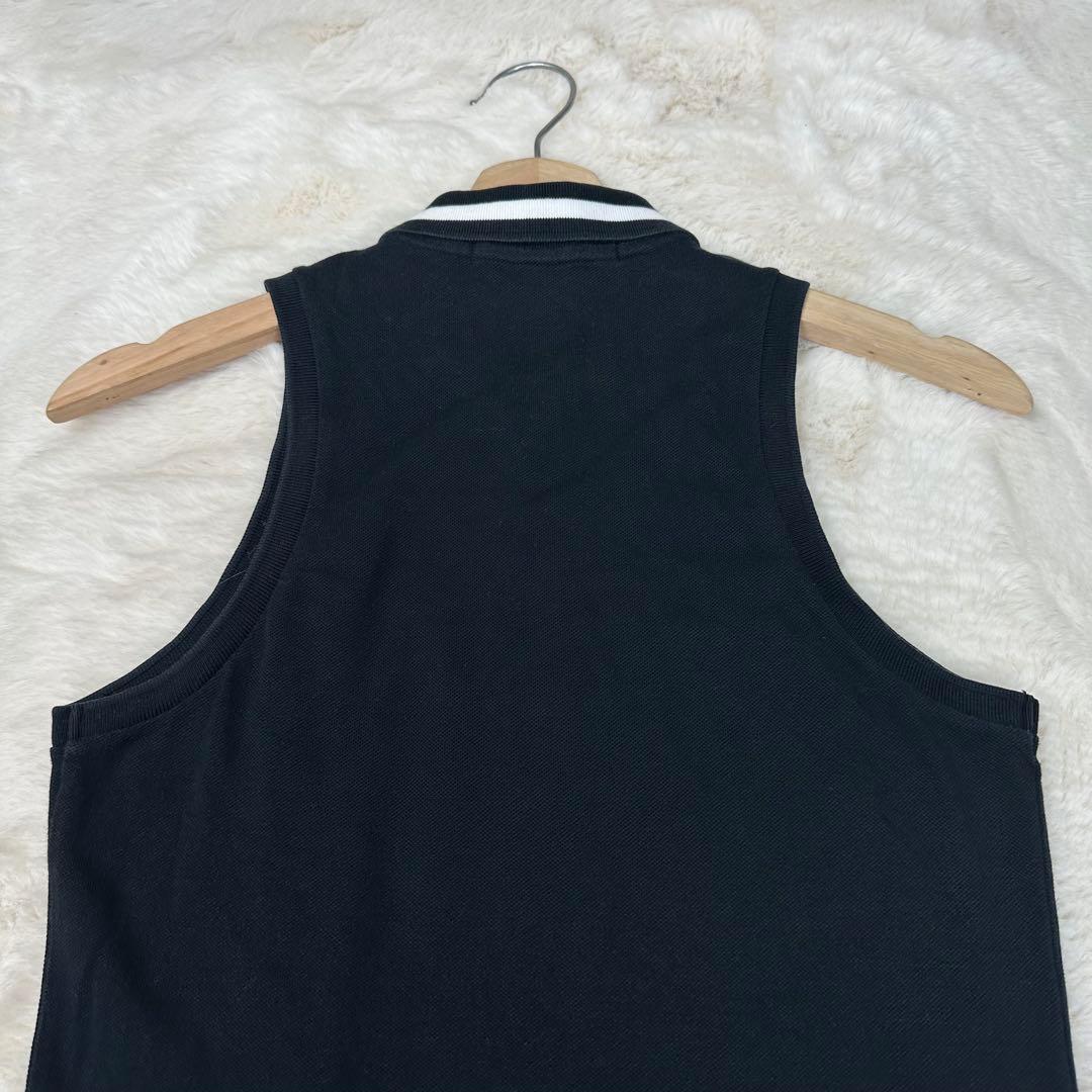 ✨美品✨ラルフローレンゴルフ ノースリーブポロワンピース 黒S スポーティー