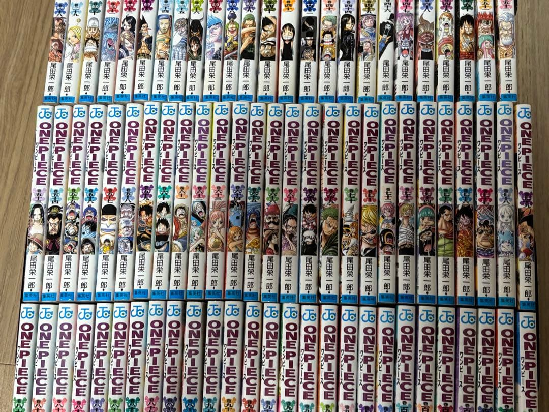 ワンピース　1巻から106巻とWANTED 107冊