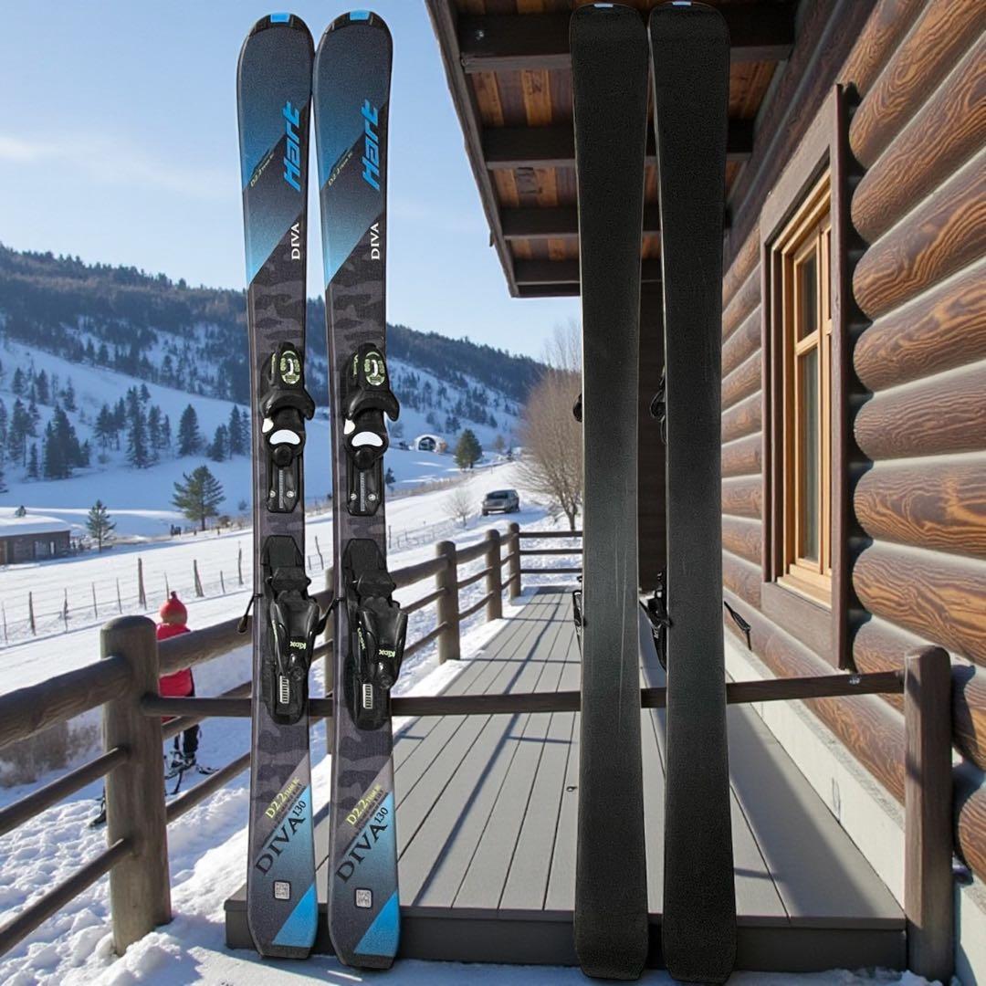 【フルセット】 Hart DIVA D2.2 TEAM RC ジュニアスキー