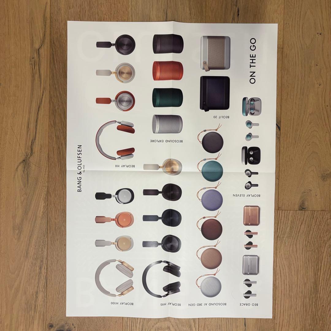Bang&Olufsen Sound & Design ポスター 本 ステッカー