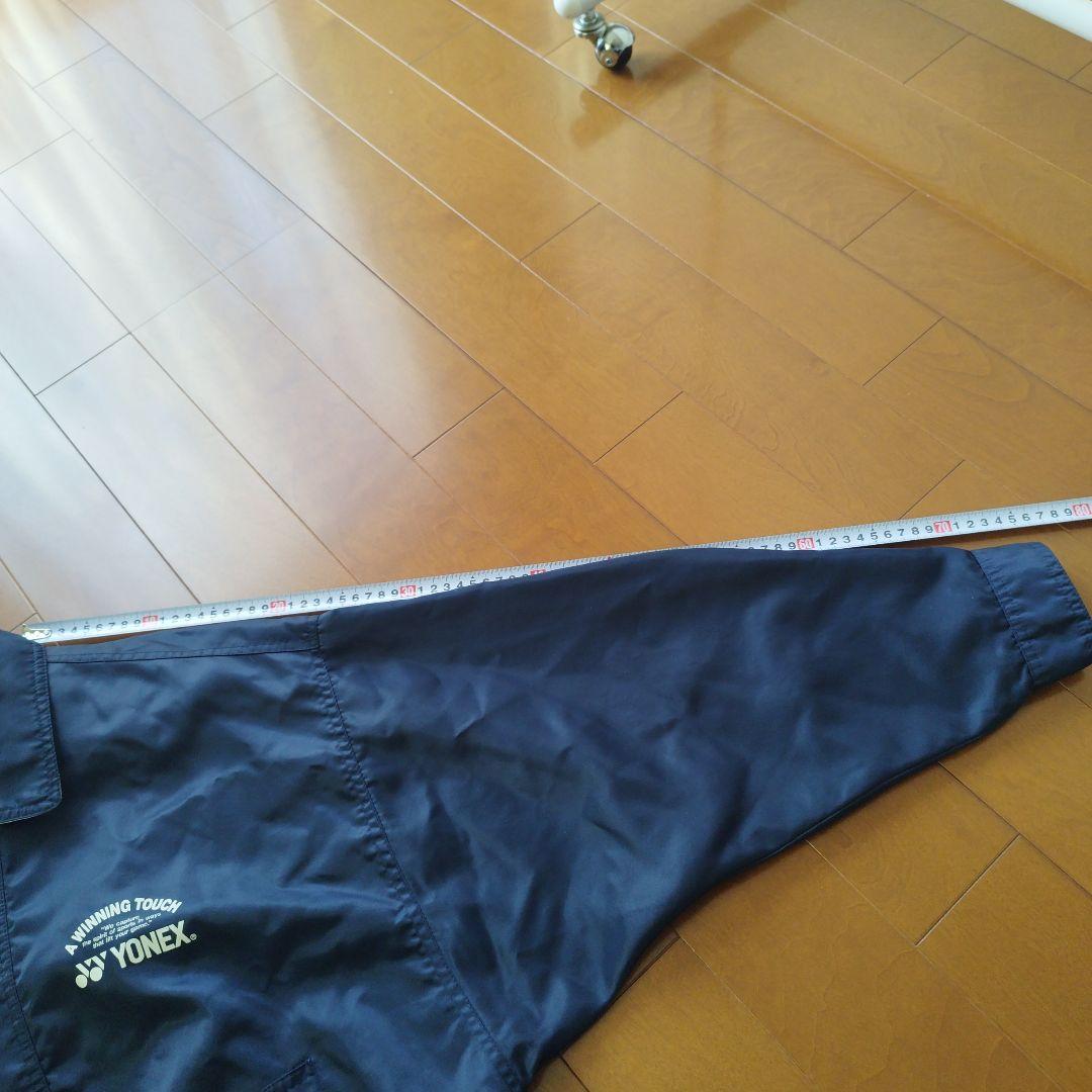 未使用に近い　昔のYONEX　ナイロンジャケット　ネイビー　Lサイズ