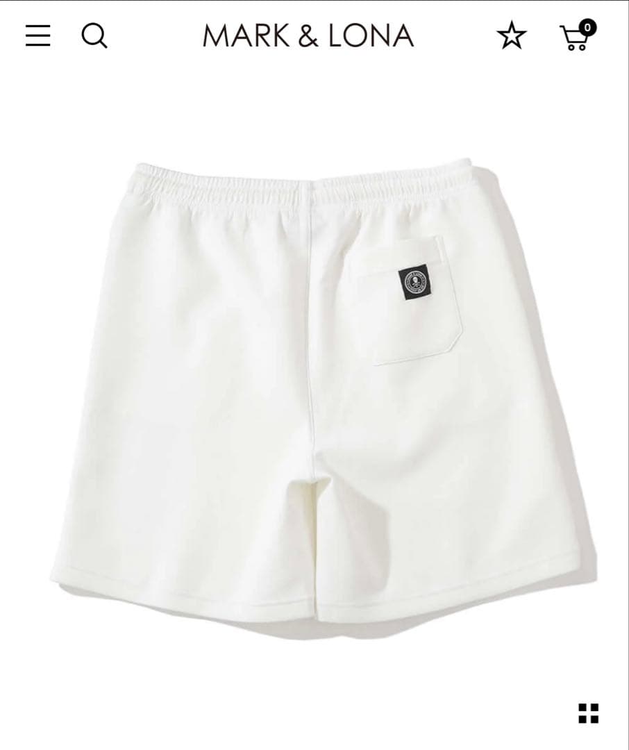 MARK&LONA 短パン　ハーフパンツ　48 新品未使用タグ付